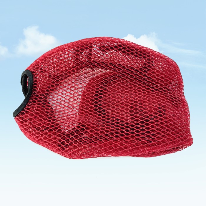 TS Jaring jok sarung jok motor Vixion/Byson anti panas tebal dan kuat - Merah