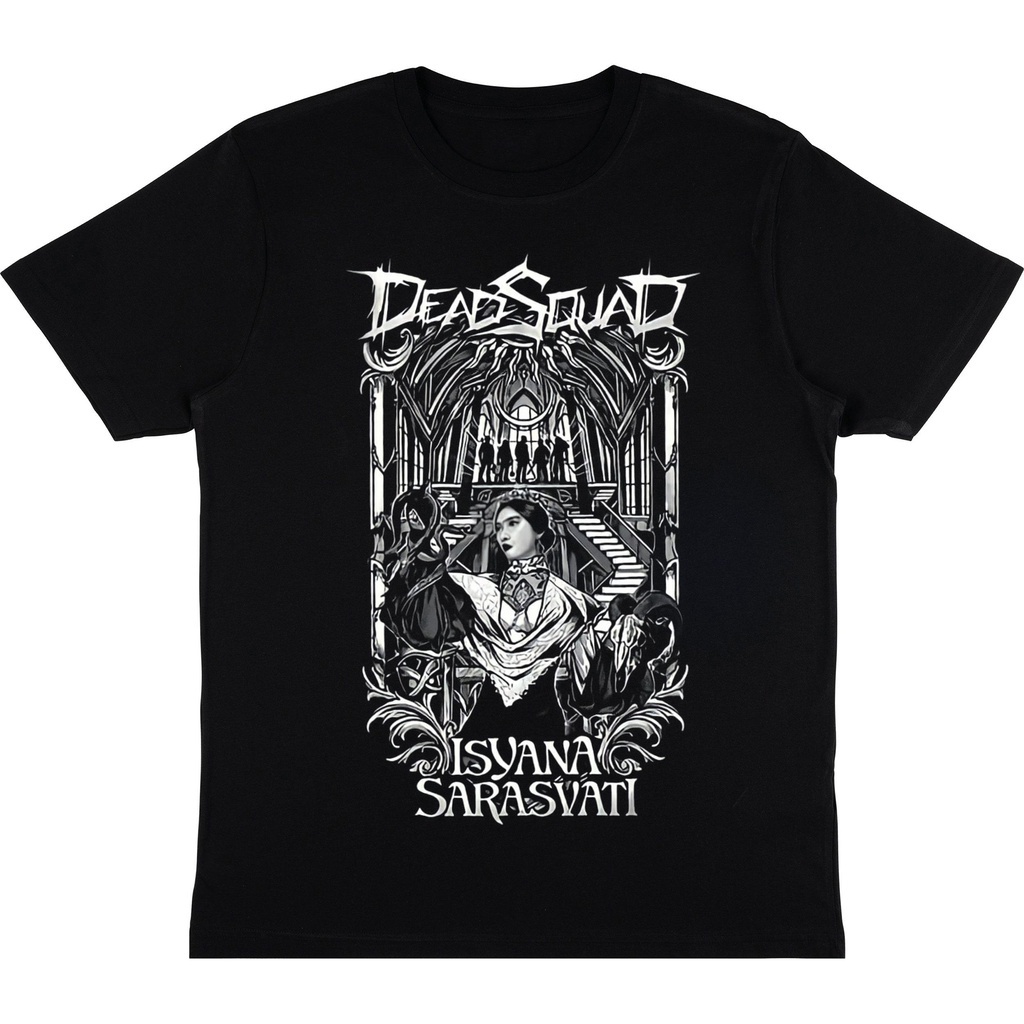 KAOS BAND DEADSQUAD X ISYANA SARASVATI "IL SOGNO" | T-SHIRT BAJU BAND METAL PRIA TERBARU DEADSQUAD