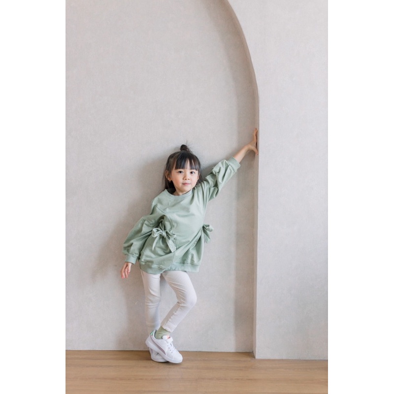 LUELLE BELL &amp; BO / LUELLE LONG SWEAT SHIRT /OVERSIZE TEE/DRESS GIRL/ sweater oversize anak / sweater anak