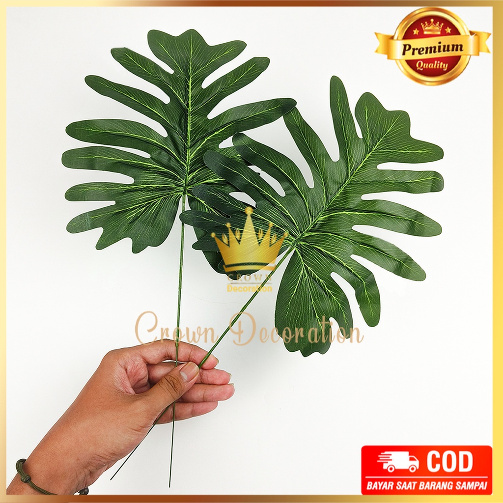 Daun Pillow Dendron- Daun Hiasan Dekorasi Plastik Artificial Pernikahan