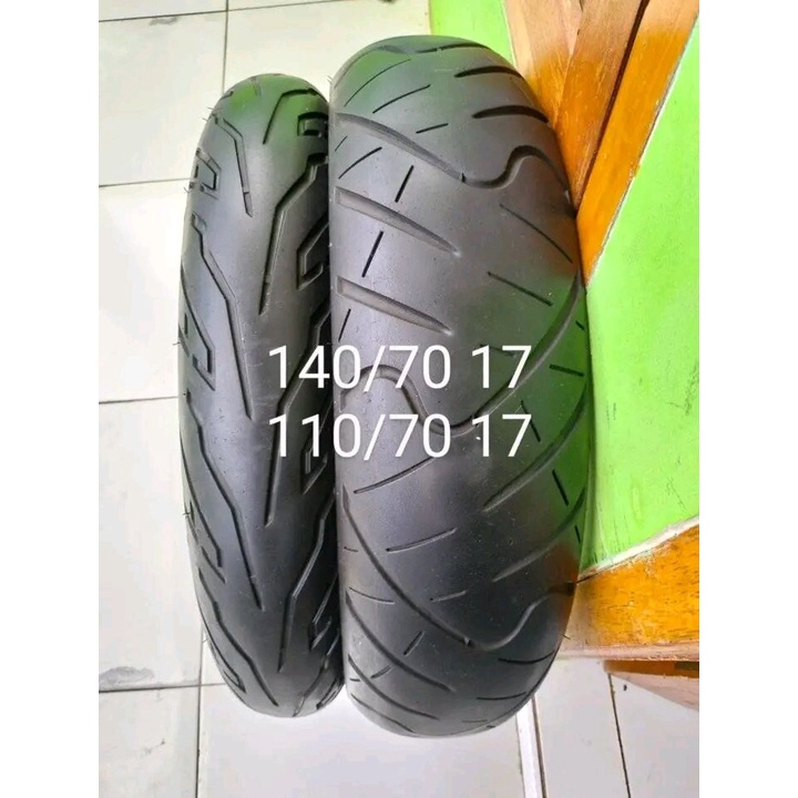 Ban Motor Irc dan Aspira Premio sepasang ukuran 140 / 70 ban IRC ukuran 110/70 ban Aspira Premio ban