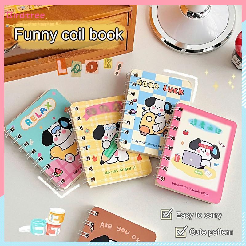 

[Ready❤️]Buku catatan mini siswa kantor notebook koil kartun lucu notebook saku portabel catatan mini siswa kantor- BS