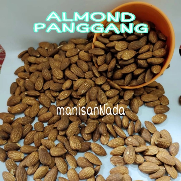 

✨Ready Stok✨ - kacang almond panggang kupas 500gr