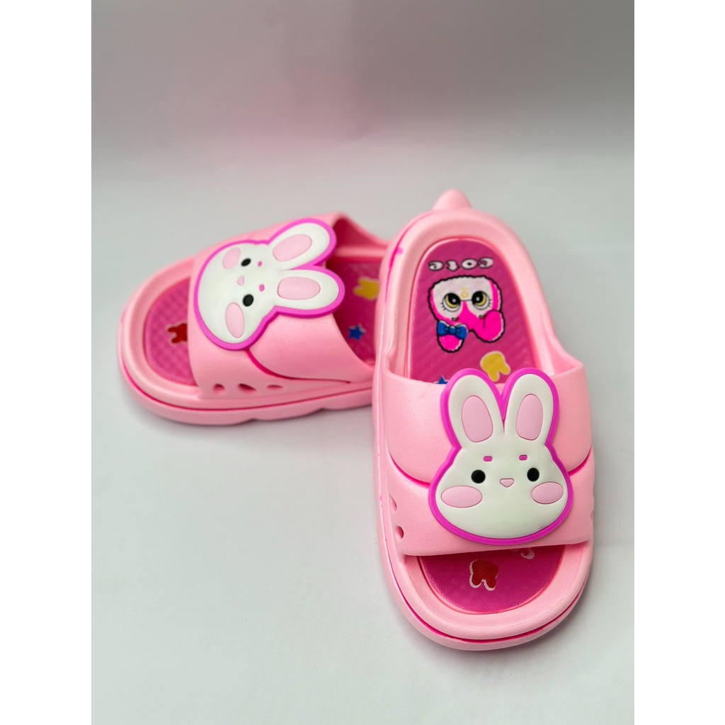 [Rumah Mainan] Sandal Anak Anak Laki Laki Dan Perempuan Karakter Lucu Bahan Lembut Sendal Import Nyaman Termurah Grosir