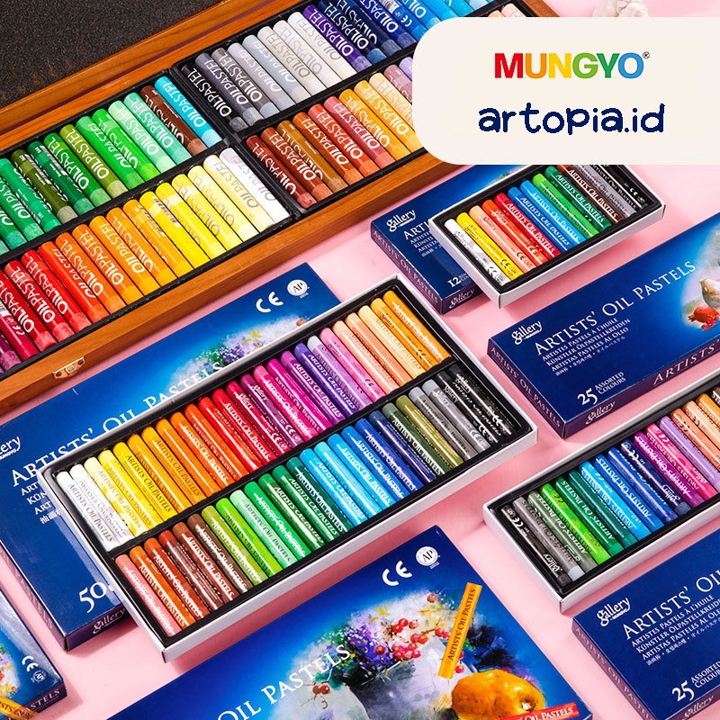 

Mungyo Artist Oil Pastel 12 25 50 Colors Warna / Krayon Crayon