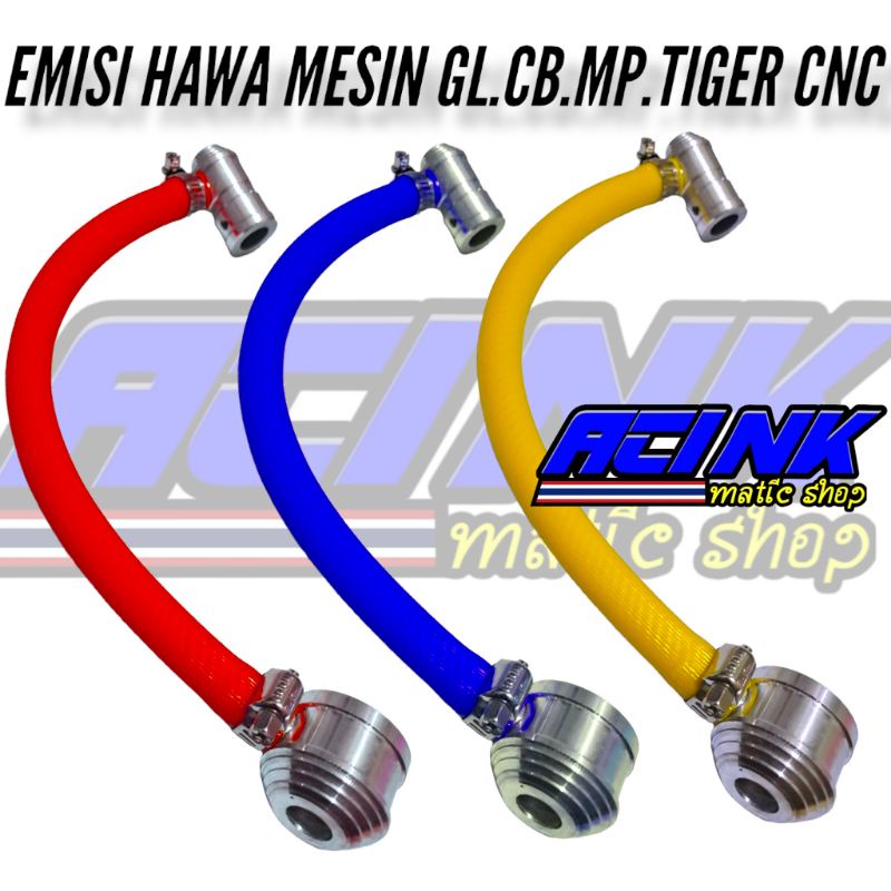 Slang hawa emisi mesin CB GL Megapro Tiger Slang Emisi Manisan