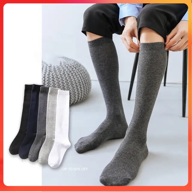 Kaos kaki paskibraka panjang selutut pria wanita dewasa kaus kaki selutut