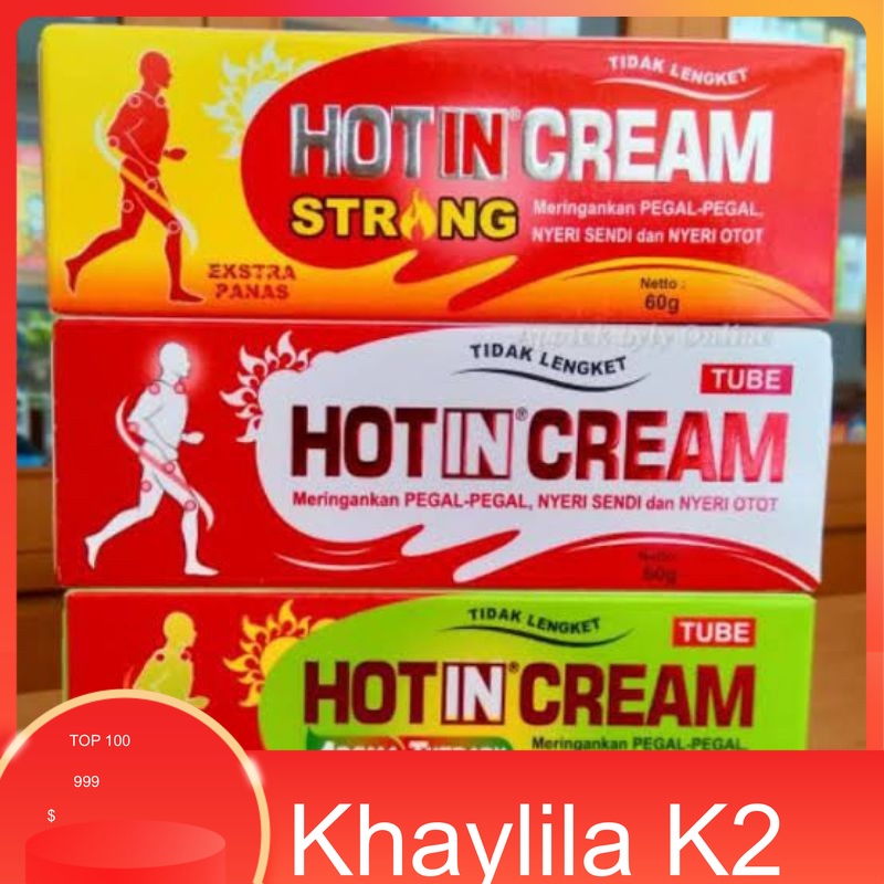 Hot in Cream tube  120g/60g HOT IN DCL 120gr
