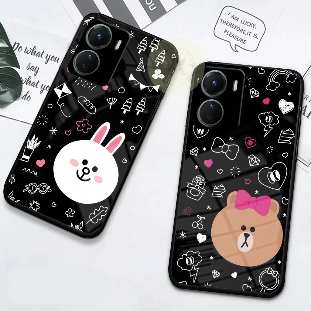 Softcase Glass VIVO Y16 2022 - GK29 - Case HP VIVO Y16 2022 - Case VIVO Y16 2022 - Kesing HP VIVO Y1