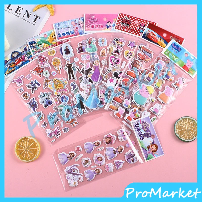 

PRO Stiker Timbul Random/ Stiker Anak 3D/ Stiker Karakter / Stiker Mainan Anak Perempuan / Stiker Tempel