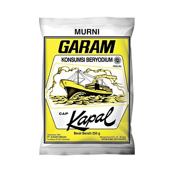 

Garam Cap Kapal 250gr - Beryodium