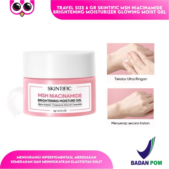 TRAVEL SIZE 6 GR SKINTIFIC MSH NIACINAMIDE BRIGHTENING MOISTURIZER