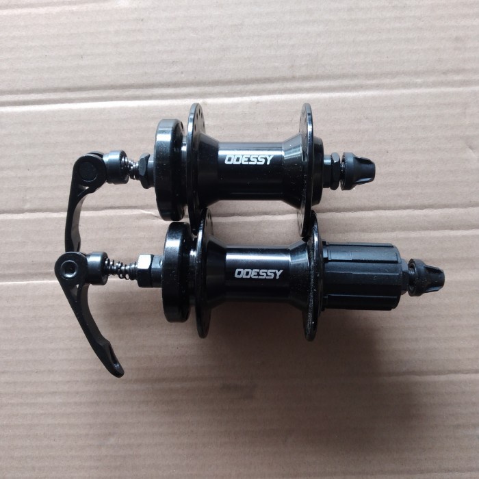 Hub Freehub Sepeda Odessy Alloy 6 Bolt 36H Bearing QR Jangkrik 7-11 Sp