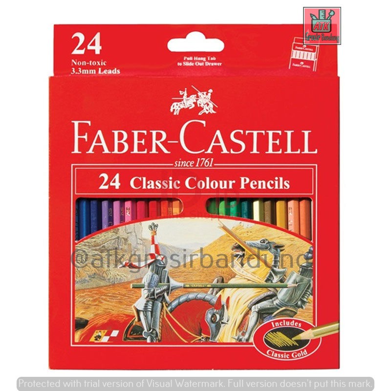 

Pensil Warna Faber Castell 24 Classic Colour Pencils (#115854)