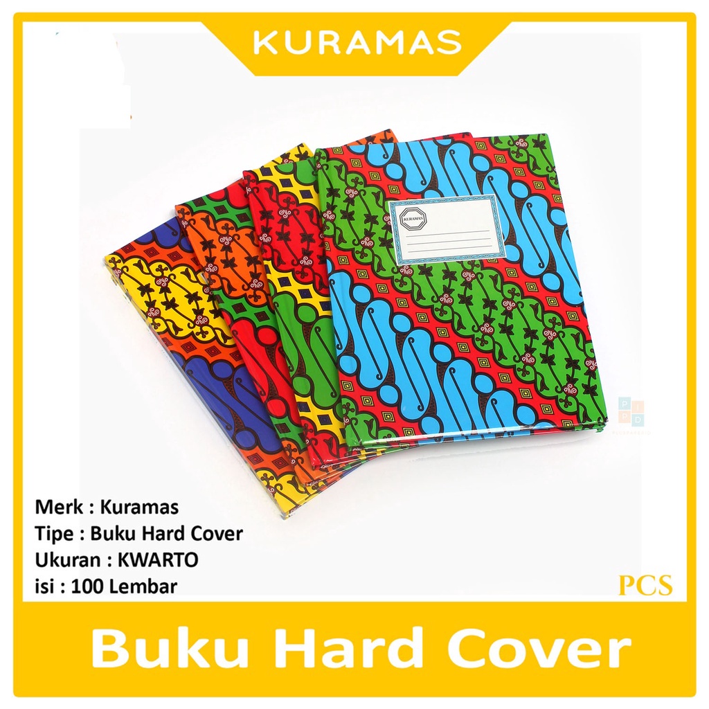 

KURAMAS - Buku Hard Cover Ukuran Kwarto 100 lembar - Pcs