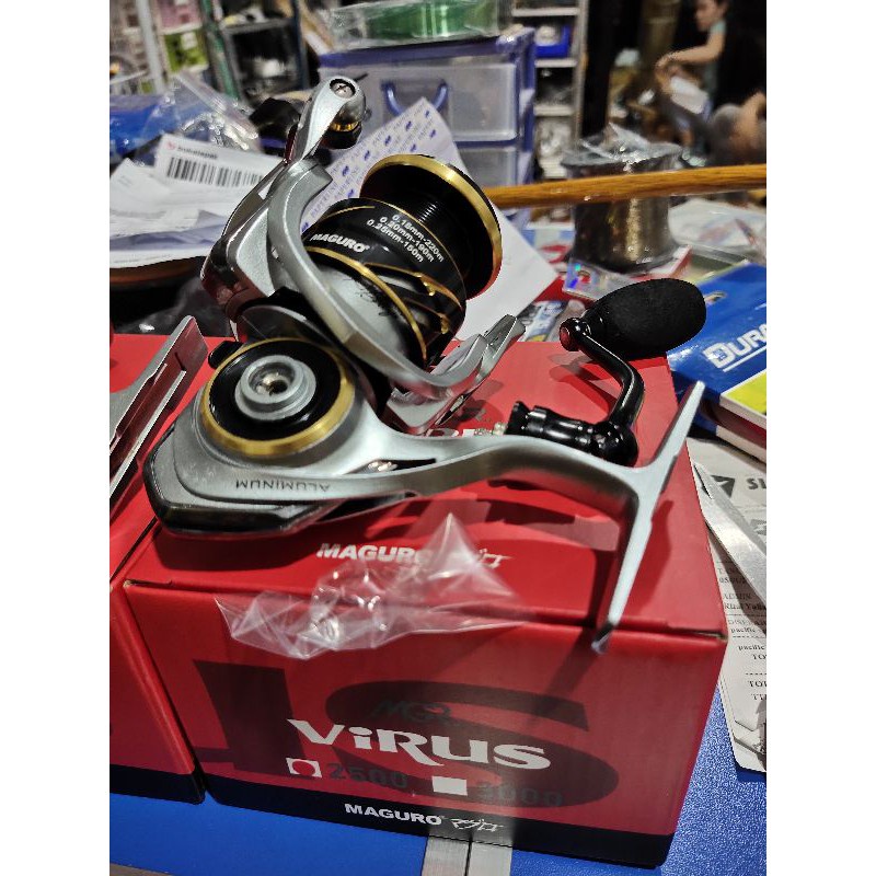 Reel Maguro Pandemic Atau Virus 2500 3000 body metal power handel