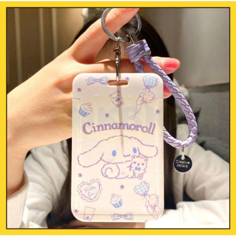 

⭐ MKBK ⭐ CINNAMOROLL SANRIO ID Card Holder Cartoon Card Lanyard ID Card Lakban Name Tag ID Card Holder Lanyard Podzz Tali Lanyard Card Holder