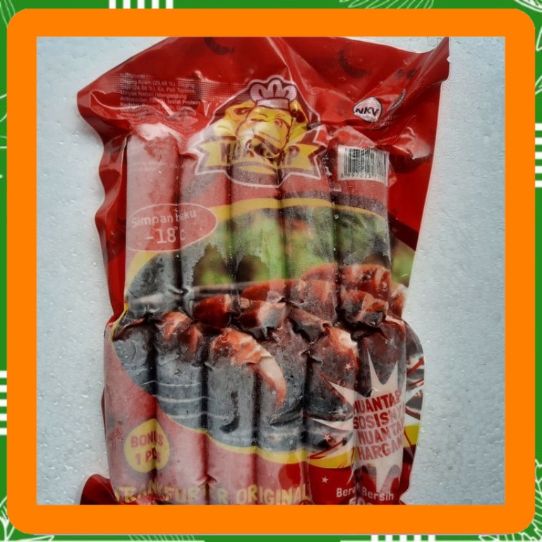 

Muantap sosis bakar isi 11. 500 gr. Mantap bartos Best Seller