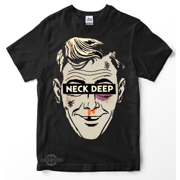 kaos band NECK DEEP - NED / Premium Tshirt neckdeep / kaos musik oversize melocdic pop punk