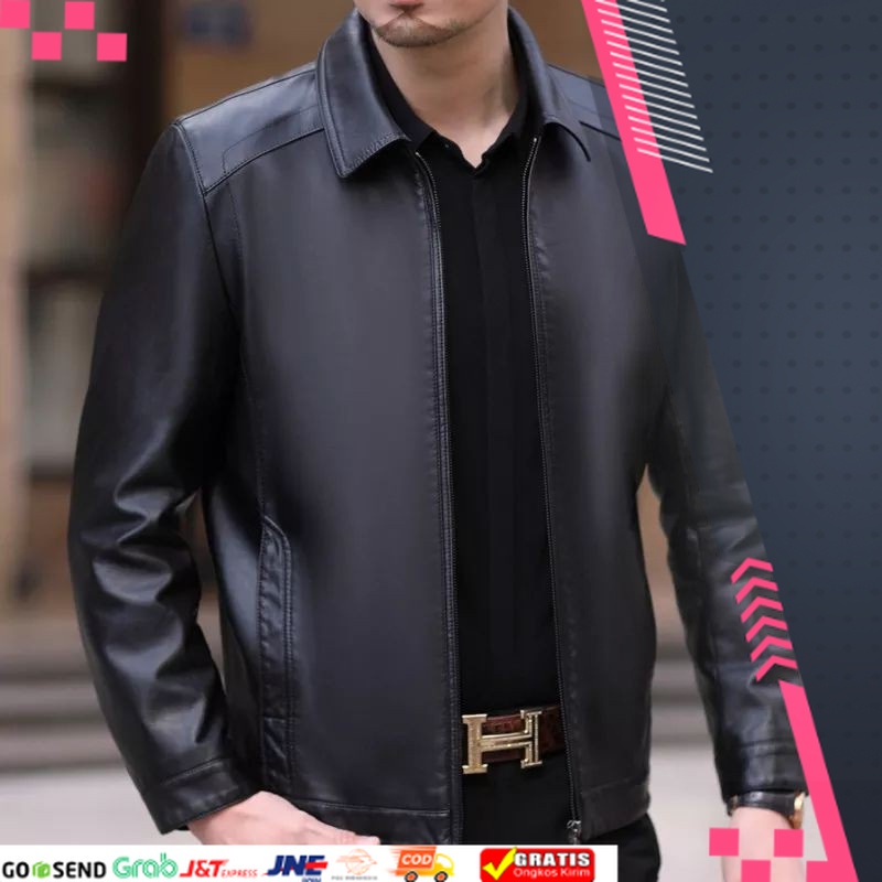 JAKET FORMAL KEREN NYAMAN DESAIN NEW /jaket kulit asli super model semi jas-jaket kulit asli model s
