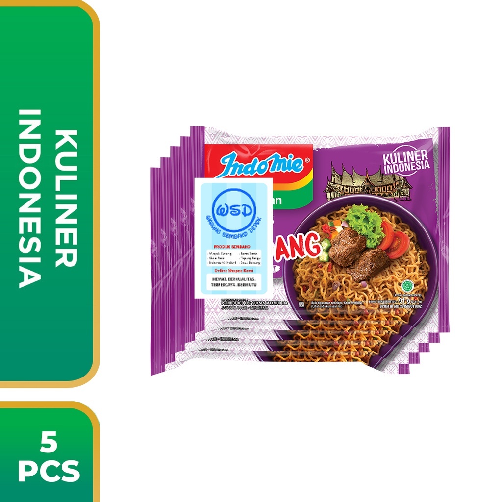 

5 Pcs - Indomie Goreng Rendang
