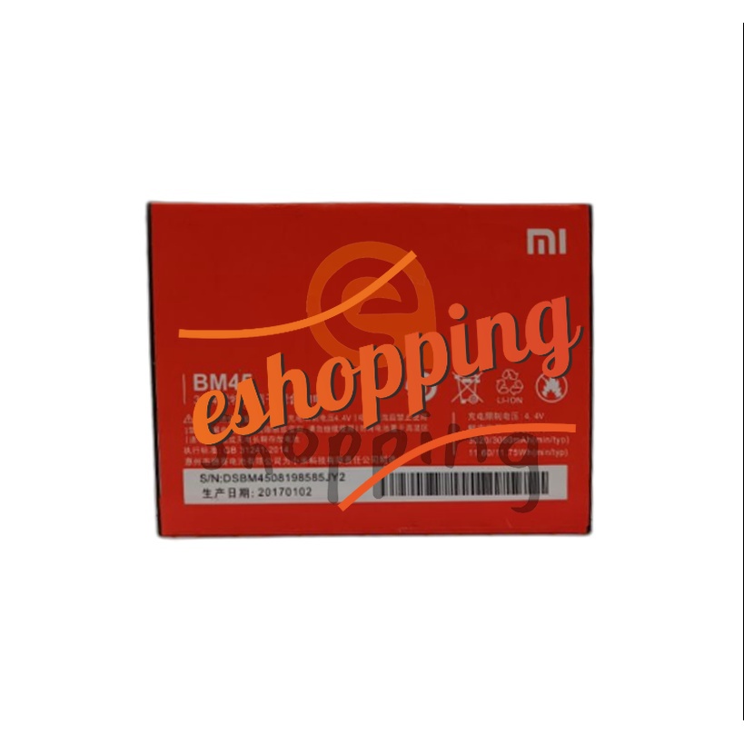 BATRE XIAOMI BATERAI BATTERY XIAOMI BM45 REDMI NOTE 2 / 2 PRIME ORIII