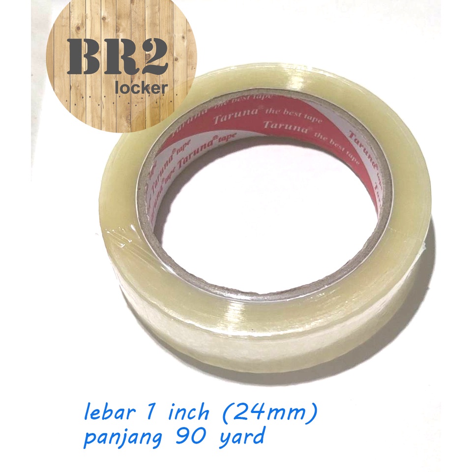 

Isolasi bening 1 inch x 90 yard / solatip / lakban 24mm