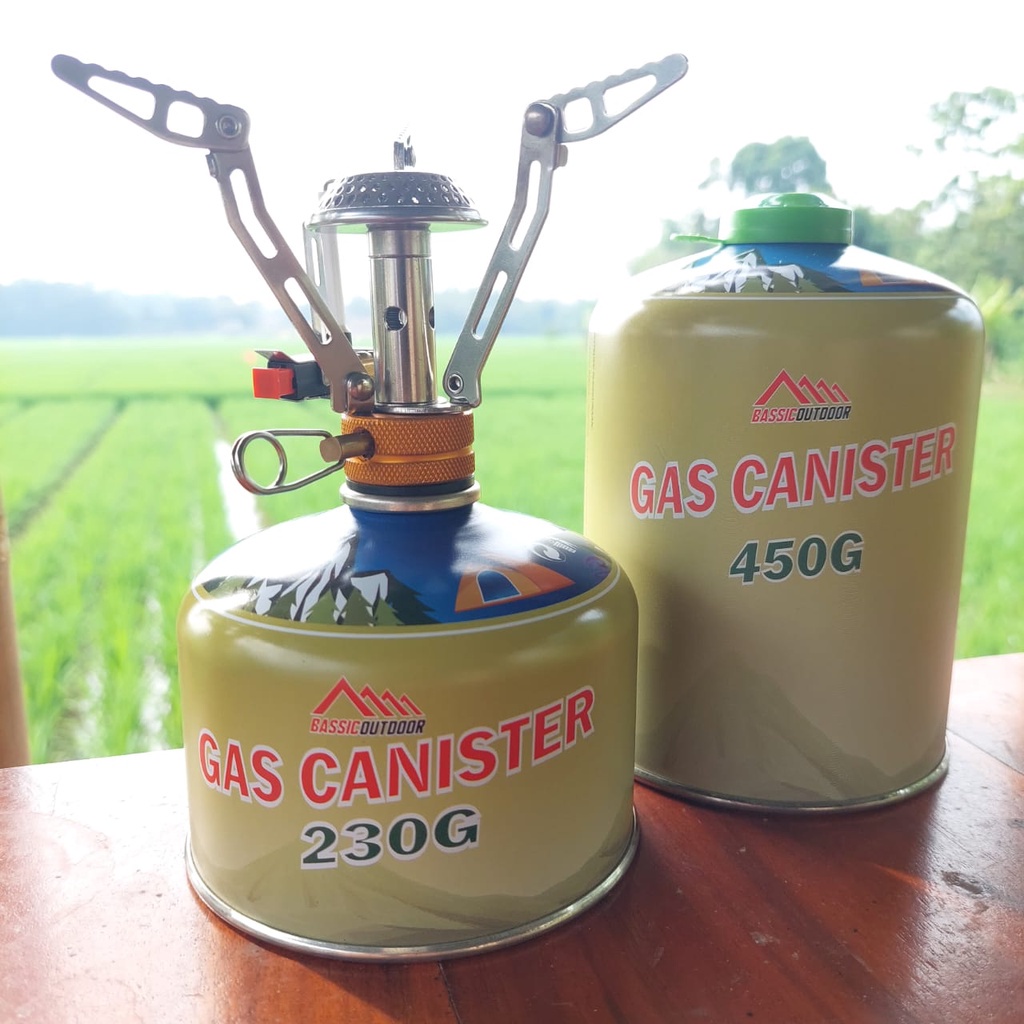 Venturis Tabung Canister Bassic Kosongan Isi 230 gram Tabung Gas Canister 450 gram