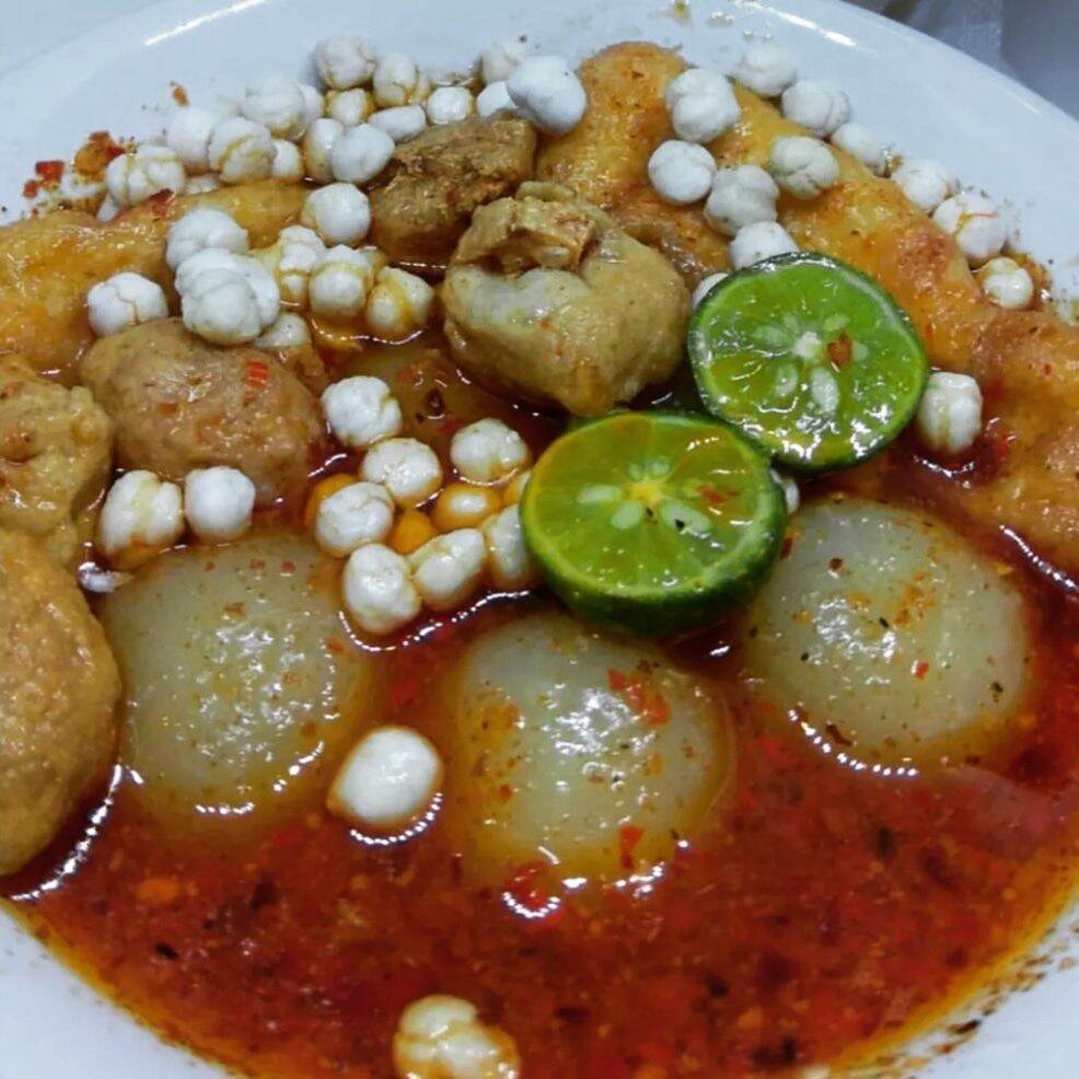 

Pahe ( Paket Hemat ) 5 bungkus Baso aci cincang kumplit mix ORIGINAL dan PEDAS