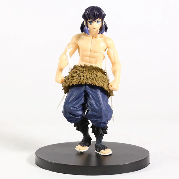 Action Figure Tanjiro Nezuko Zenitsu Inosuke Kimetsu No Yaiba - Inosuke