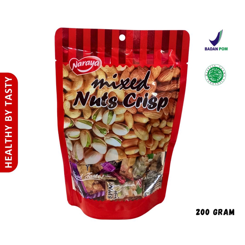 

Naraya Mixed Nuts Crisp Naraya Permen Kacang Tingting Naraya