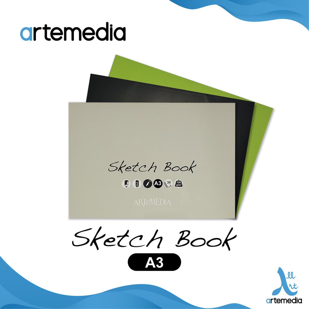 

Sketchbook Artemedia A3 Kertas Gambar Drawing Paper Pad 30 Lembar 150 gsm - SHAGB