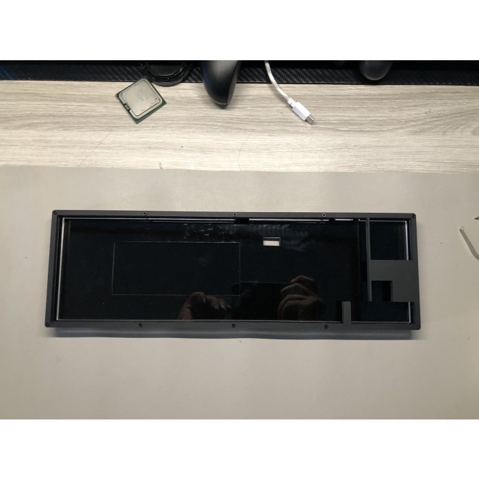 Case custome Akrilik Acrylic Keyboard Mechanical Koodo Arcadia - Hitam Glosy