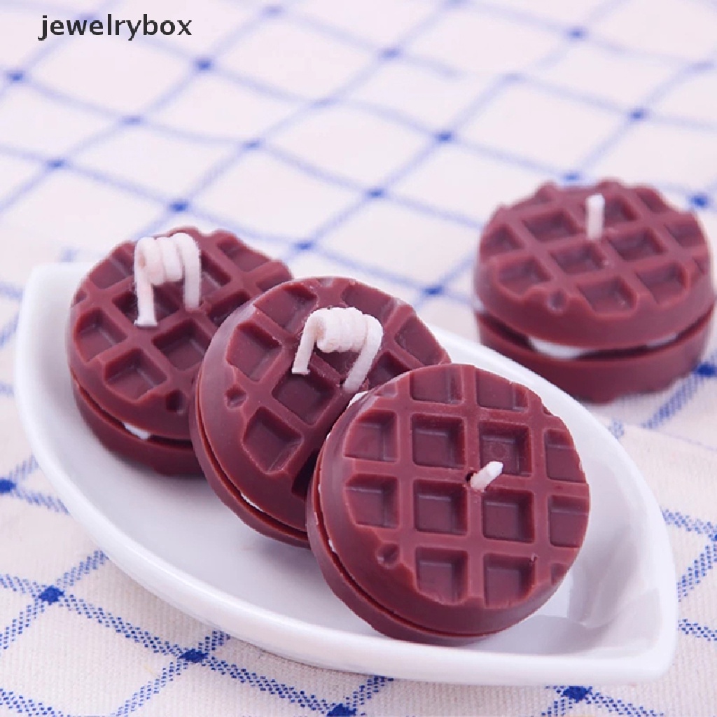 [jewelrybox] Cetakan Silikon Waffle DIY Alat Pembuat Waffle Bulat Praktis Cetakan Coklat Butik