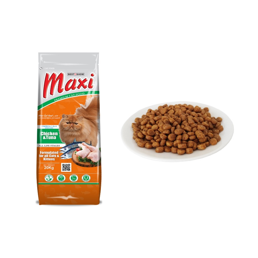 Makanan Kucing Dry Cat Food MAXI 1KG &amp; 500GR Repack