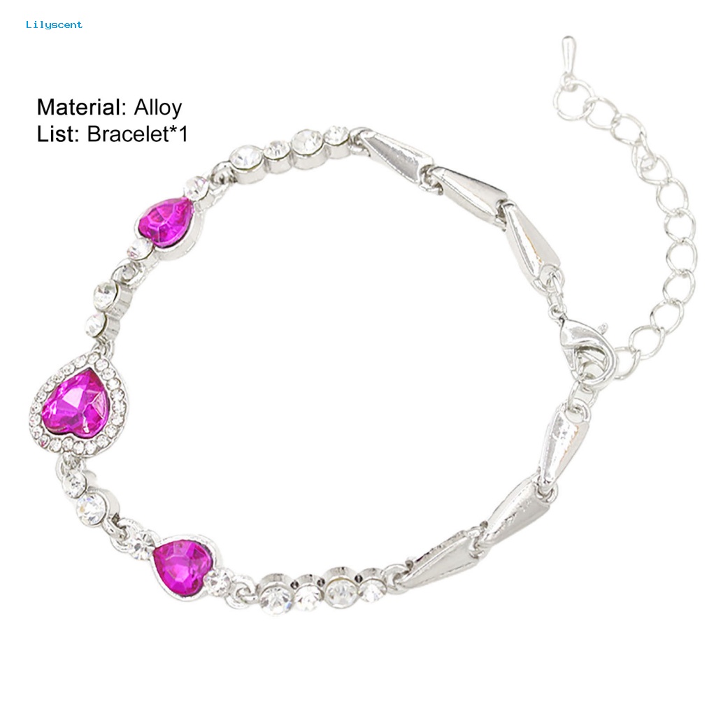 Lilyscent Hadiah Lady Bangle Untuk Club Adjustable Elegan Chain Gelang Rantai