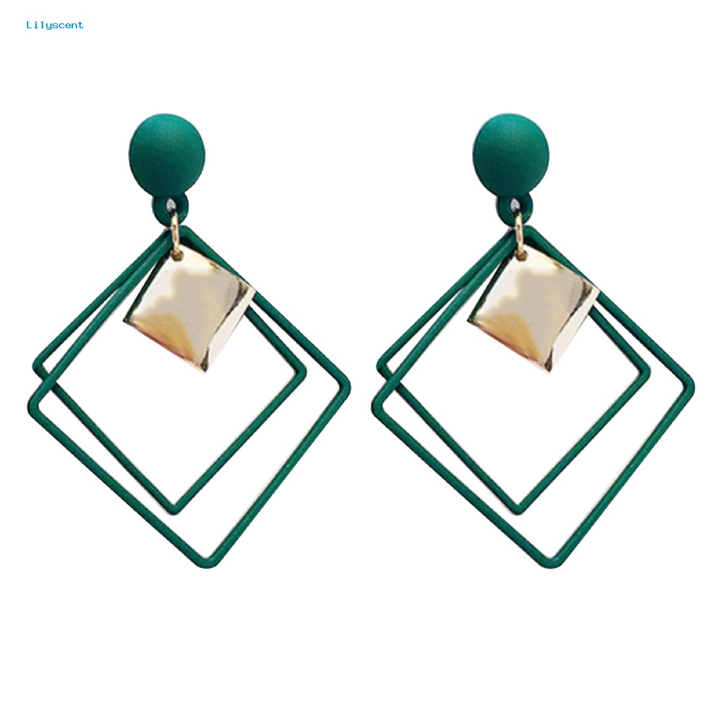 Lilyscent 1pasang 3warna Ear Studs Untuk Mengambil Foto Ear Studs Piercing Anti Alergi