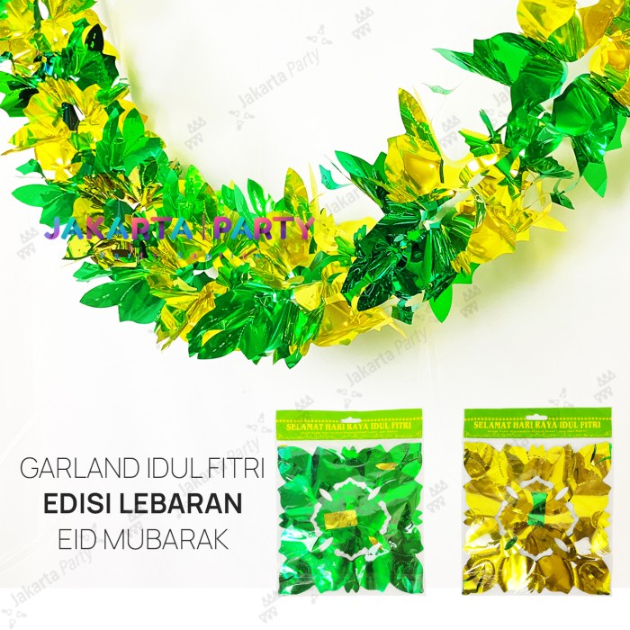 Hiasan idul fitri garland idul fitri hiasan lebaran decorasi idul fitri hiasan ramadhan ornamen idul fitri ornamen lebaran