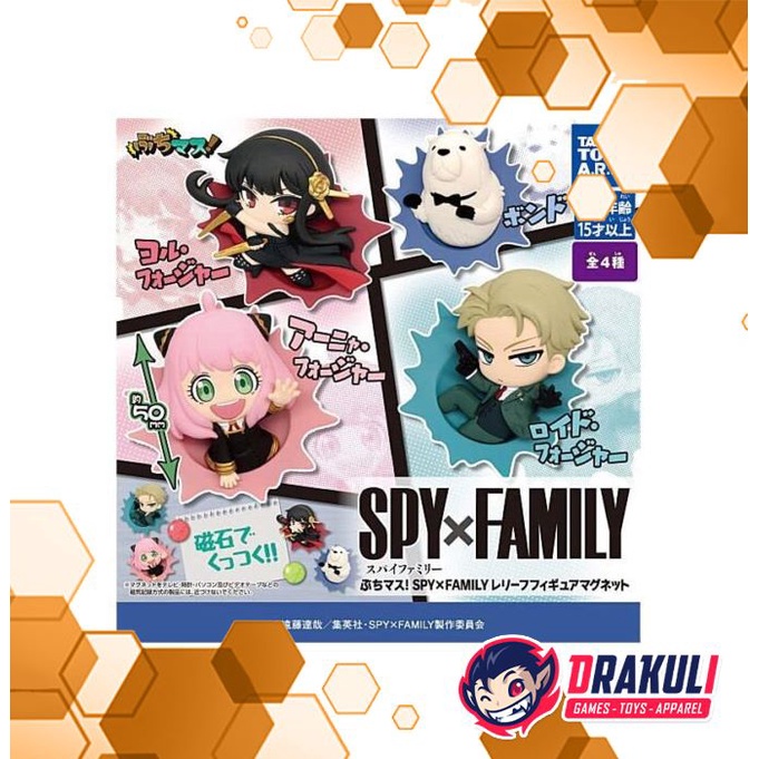 Gacha Gashapon Buchimasu Spy x Family Relief Magnet