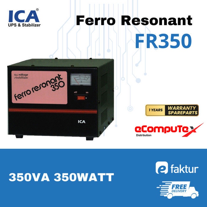 STABILIZER ICA FR-350 FR350 / 350VA 350WATT FERRO RESONANT GARANSI RESMI