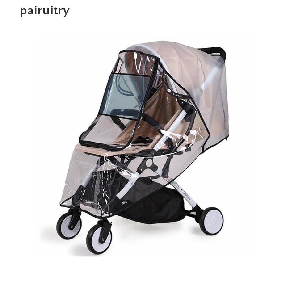 Prt EVA Stroller Bayi Anti Air Rain Cover Transparan Kursi Dorong Jas Hujan PRT