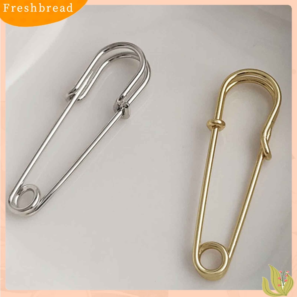 &lt; Freshbread &gt; 1pasang Anting Tusuk Wanita Bentuk Pin Punk Alloy Mini Untuk Belanja