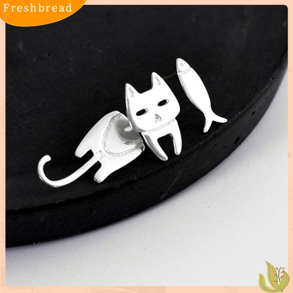 &lt; Freshbread &gt; 1pasang Ear Studs Bentuk Ikan Perhiasan Indah Semua Pertandingan Ringan Lucu Anting Tusuk Untuk Pacaran