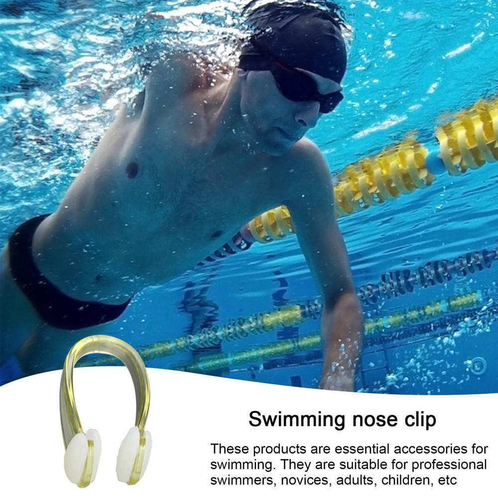 Lanfy Klip Hidung Multi-Warna Untuk Anak Reusable Noise Plug Silikon Menyelam Berenang Renang Surfing Swim Nose Clips