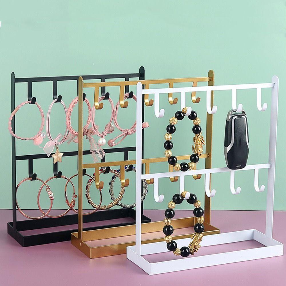 Fishstick Display Perhiasan Berdiri Trendi Minoritas Wanita Kalung Display Stand Rambut Cincin Rak Organizer Gantungan Kunci Hanger