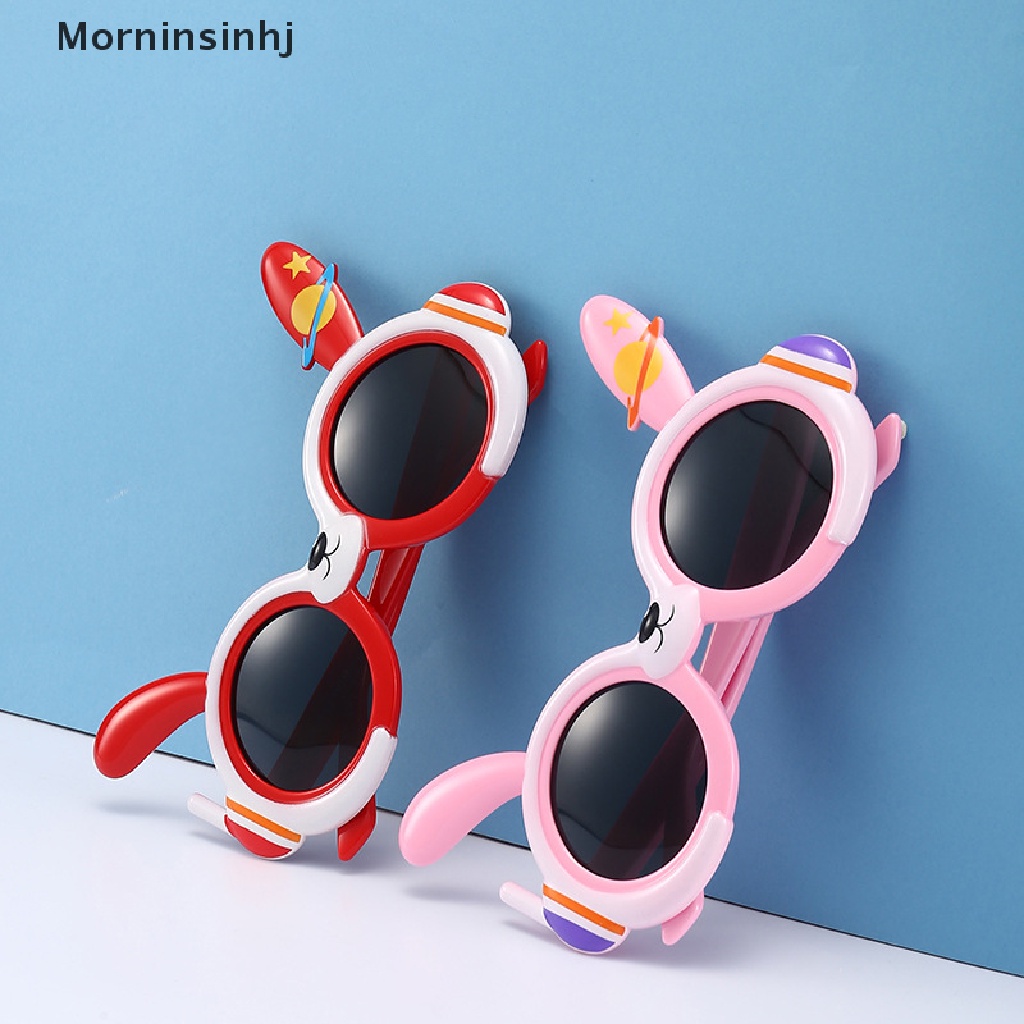 Mornin Kartun Anak Kacamata Hitam Polarized Kelinci Tahun Kacamata Mainan Bayi Lembut Silicone Sunglasses id