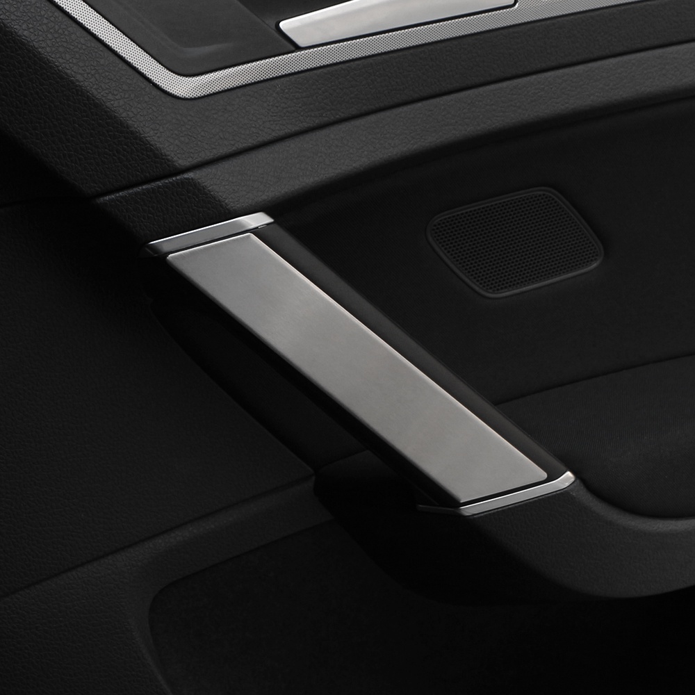 Stainless Steel Inner Door Armrest Handle Cover Trim Stiker Untuk Aksesoris Volkswagen VW Golf Gti7 7.5 MK7 MK7.5 2013-2019