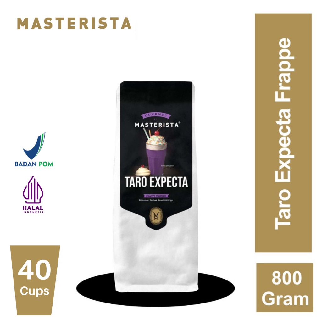 

[Ready-Stock] Bubuk Minuman Masterista Taro 800gr / Bubuk Minuman Rasa Taro / Bubuk Taro Frappe