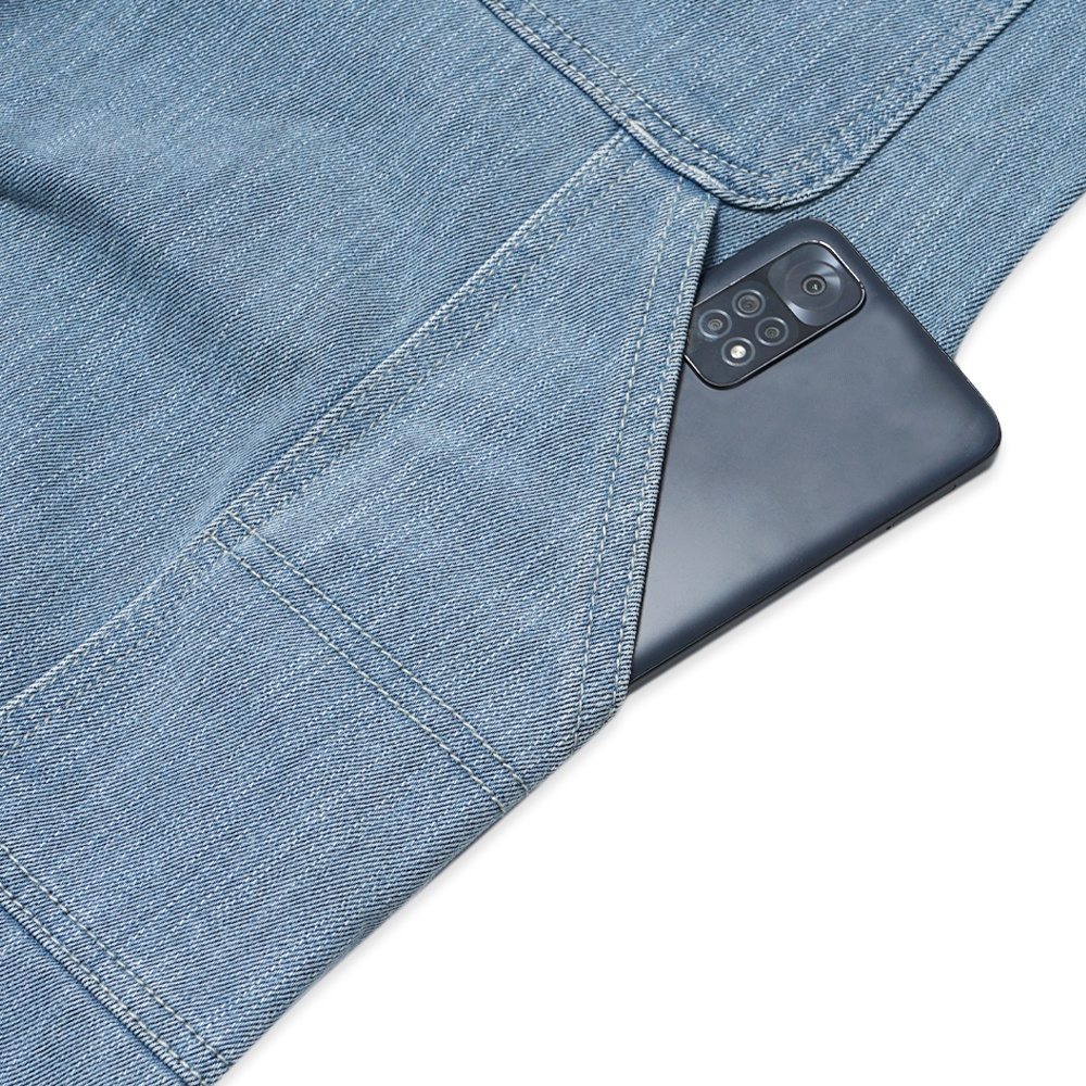 Stussy Denim Work Pants Washed Light Blue