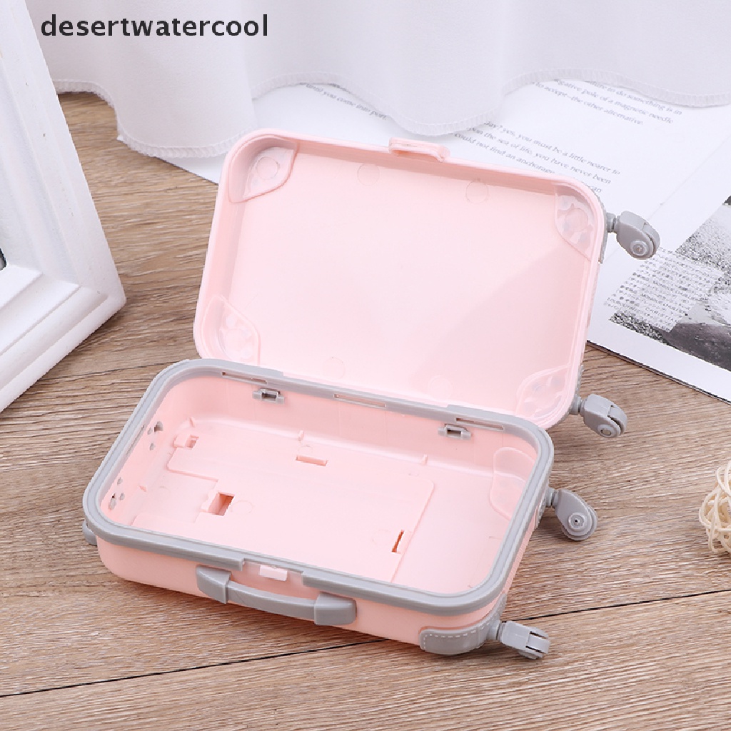 Deid Aksesoris Boneka Kereta Travel Plastik Mini Koper Plastik Luggage Martijn
